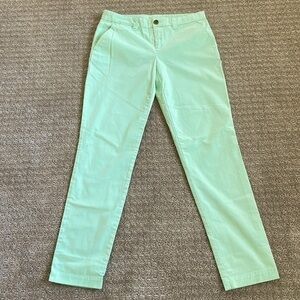Gap Mint Green Broken-In Straight Khakis